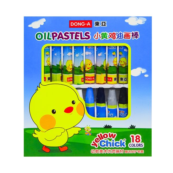 Bút Sáp Dầu Gà Vàng Dong-A (18 Màu)