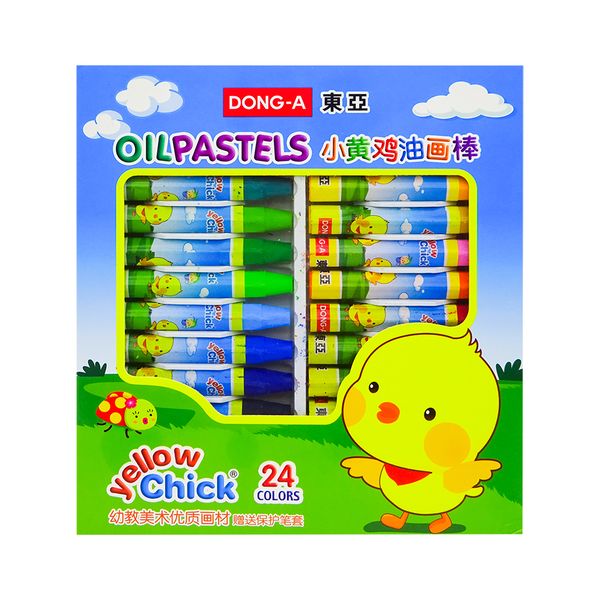 Bút Sáp Dầu Gà Vàng Dong-A 24 Màu