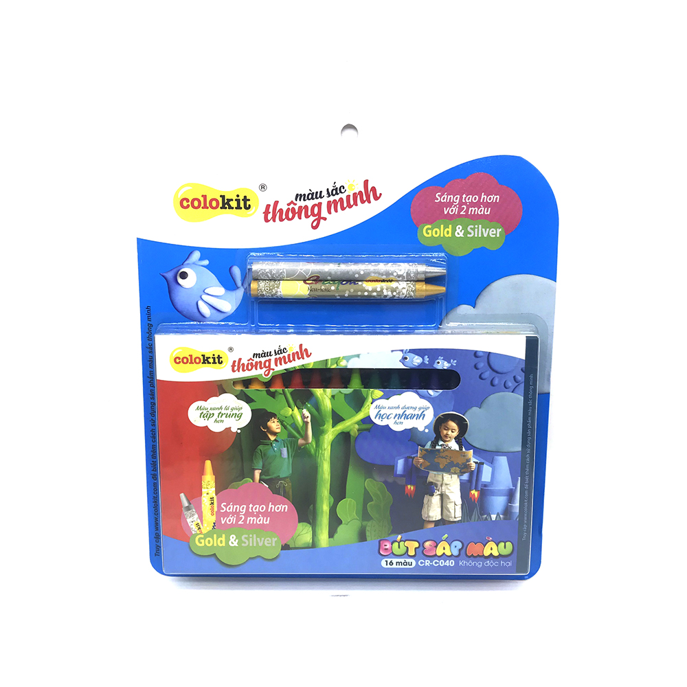 Bút Sáp Màu Colokit CR-C040 (16 Màu)