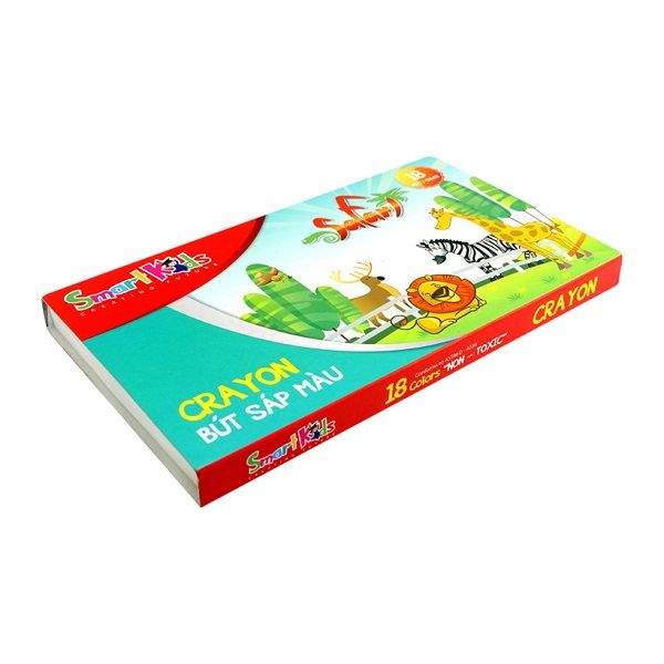  Bút Sáp Màu SmartKids SK15-002 (18 Màu) 