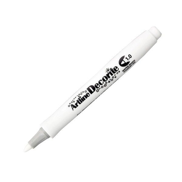  Bút Vẽ Màu Nổi - Artline Decorite 1.0mm (EDF-1 WHITE) 