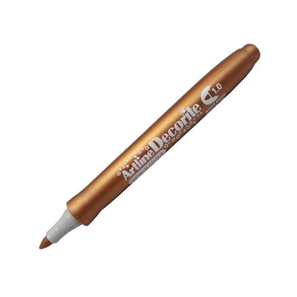  Bút Vẽ Màu Nổi - Metallic Artline Decorite 1.0mm (EDFM-1 BRONZE) 