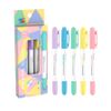  Bút dạ quang HL-016 Đỏ Pastel hộp 05 