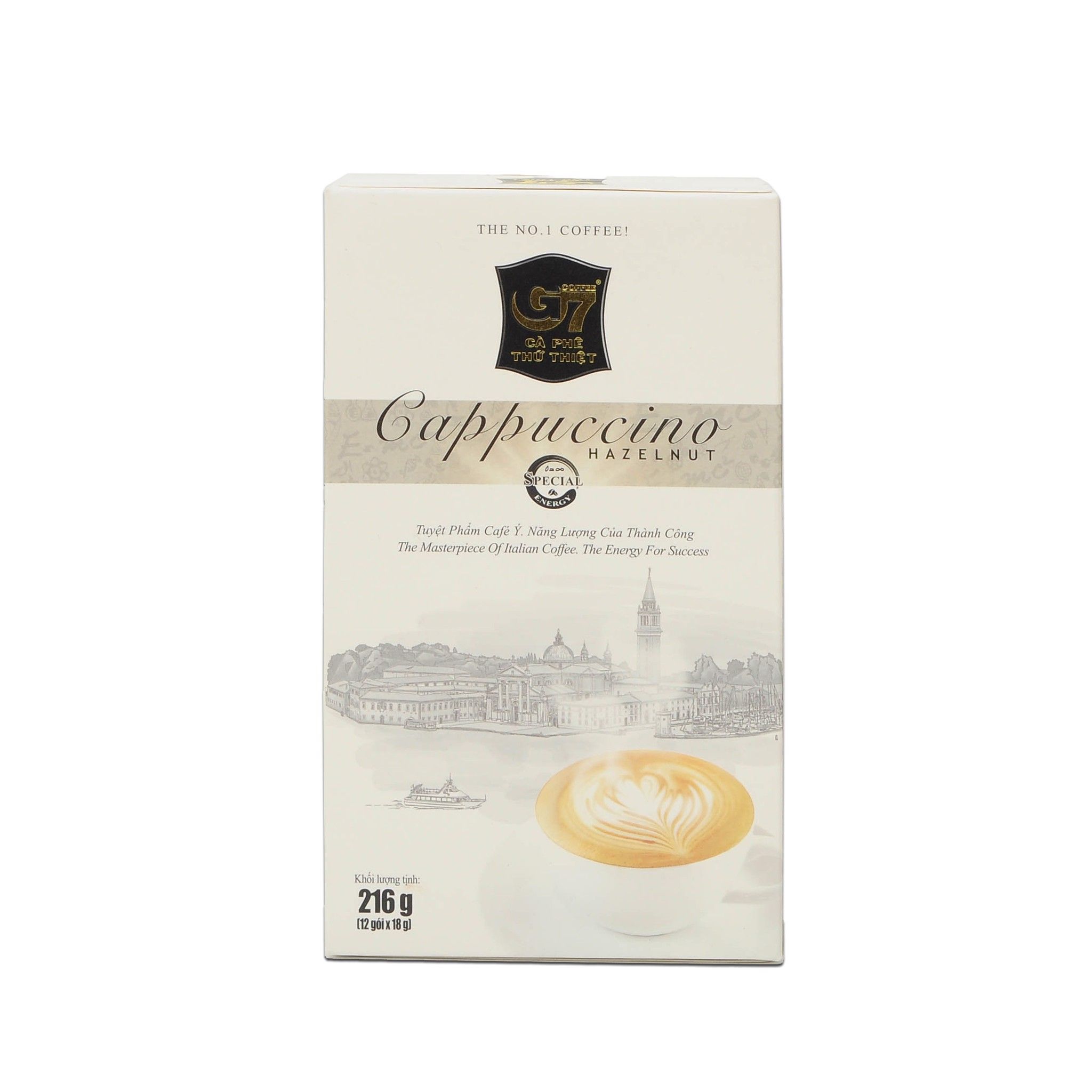  Cà Phê Hòa Tan G7 Capuchino Hazelnut (216g) 