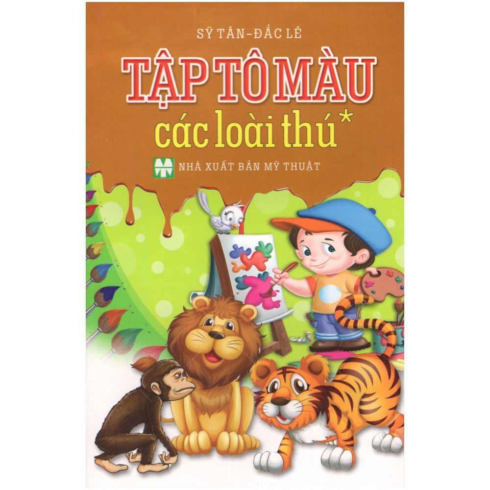  Tập Tô Màu Các Loài Thú (Tập 1) 