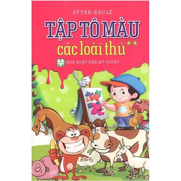  Tập Tô Màu Các Loài Thú (Tập 2) 