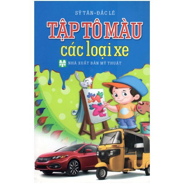  Tập Tô Màu Các Loại Xe 