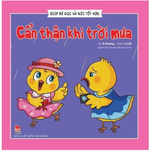  Giúp Bé Đọc Và Nói Tốt Hơn - Cẩn Thận Khi Trời Mưa 