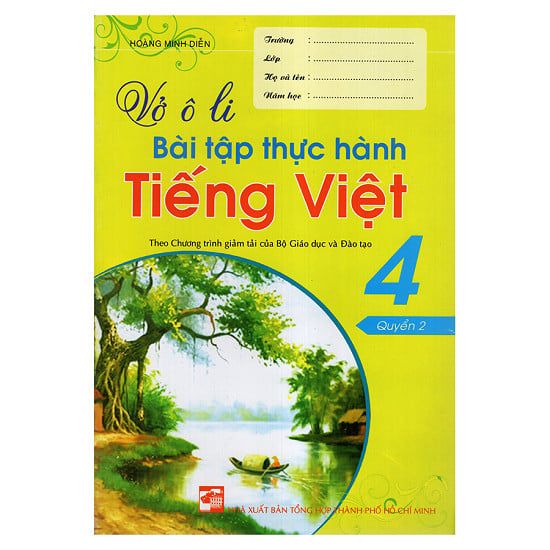  Vở Ô Li Bài Tập Thực Hành Tiếng Việt 4 (Quyển 2) 