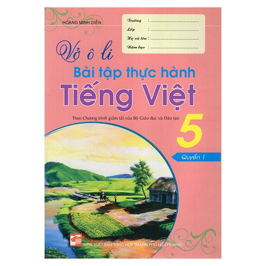  Vở Ô Li Bài Tập Thực Hành Tiếng Việt 5 (Quyển 1) 