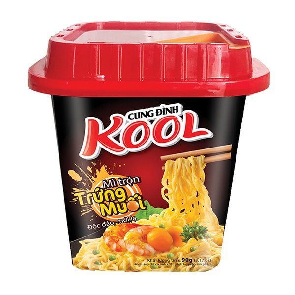  Mì Trộn Cung Đình Kool - Mì Trộn Trứng Muối (90g) 