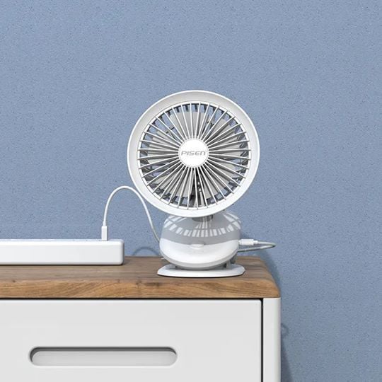  Quạt PISEN Oscillating Fan With Clip - (TP-F04GXZ), Trắng 