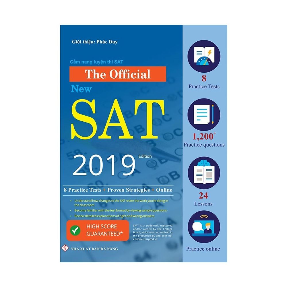  Cẩm Nang Luyện Thi SAT - The Official New SAT (2019 Edition) 