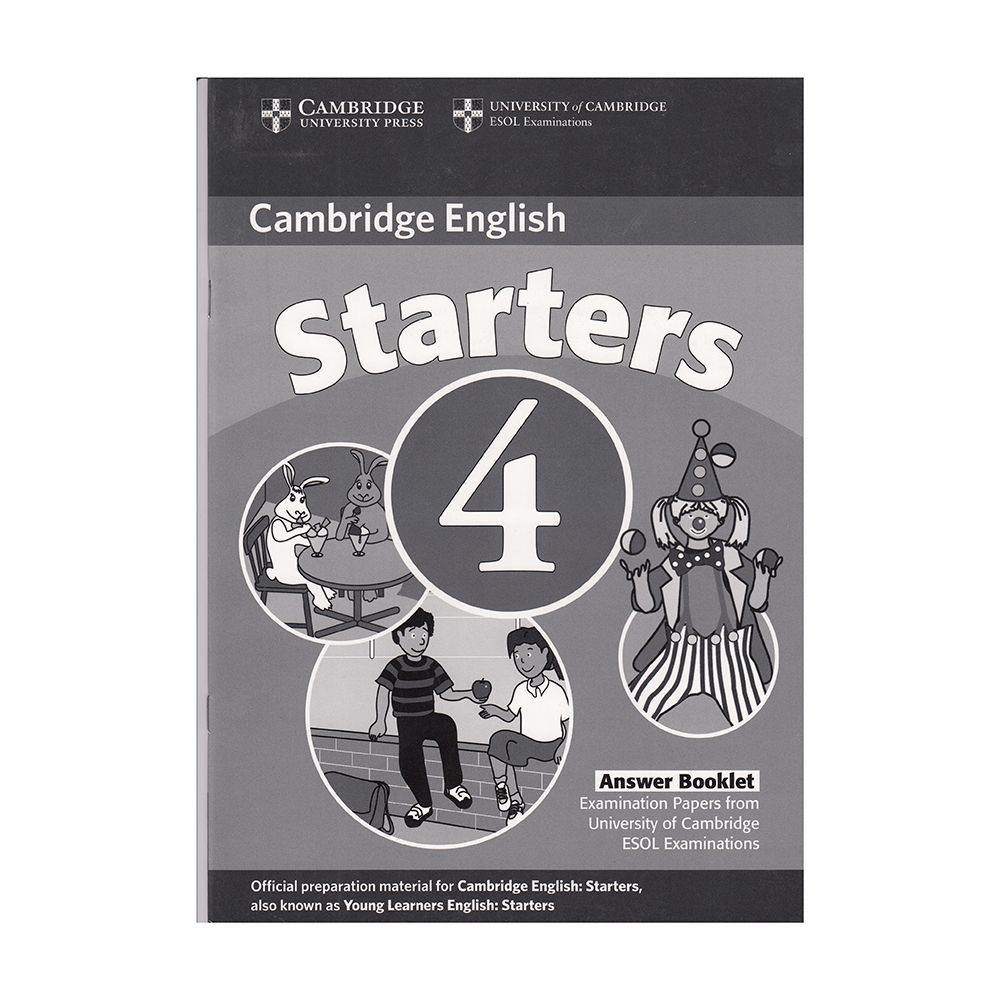  Cambridge Young Learners English Tests Starters 4 Answer Booklet 