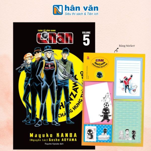 Thám Tử Lừng Danh Conan - Hanzawa Chàng Hung Thủ Số Nhọ - Tập 5 - nhanvan.vn