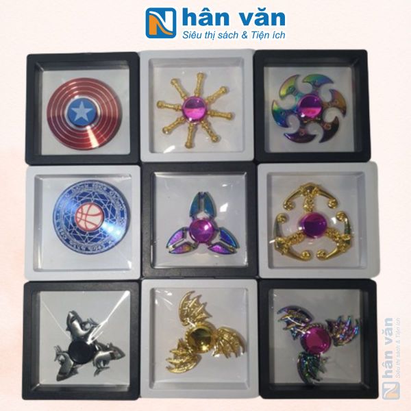 Đồ Chơi Spinner Fidget Toy Bằng Hợp Kim Nhiều Mẫu Mã Có Kèm Hộp Đựng Bảo Quản 23223 - Giao Mẫu Ngẫu Nhiên
