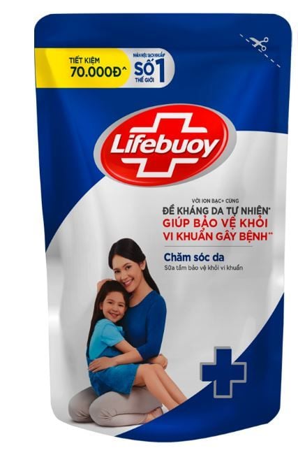  Sữa Tắm Lifebuoy Chăm Sóc Da - Túi 800g 