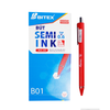  Hộp 12 Cây Bút Bi Semi Ink Mực Đỏ - B-B01 