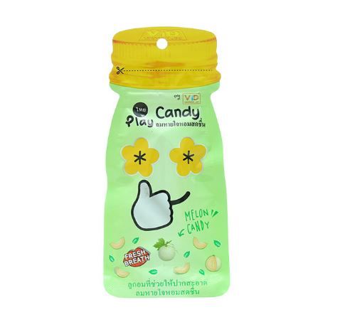  Kẹo Thơm Miệng Play Candy Vị Dưa Gang Gói 12G 