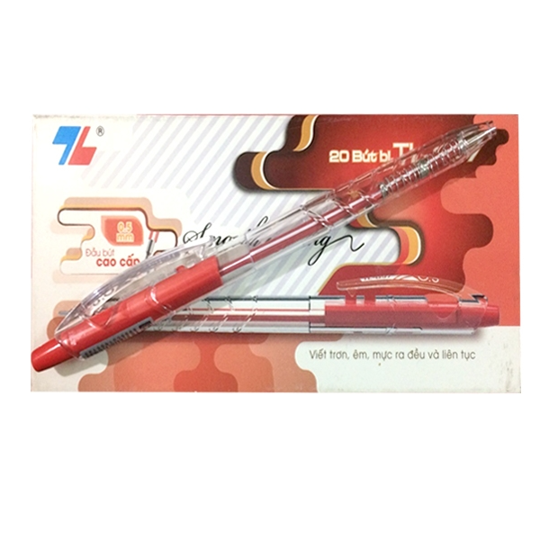  Hộp Bút Bi Thiên Long TL-097 - Màu Đỏ 