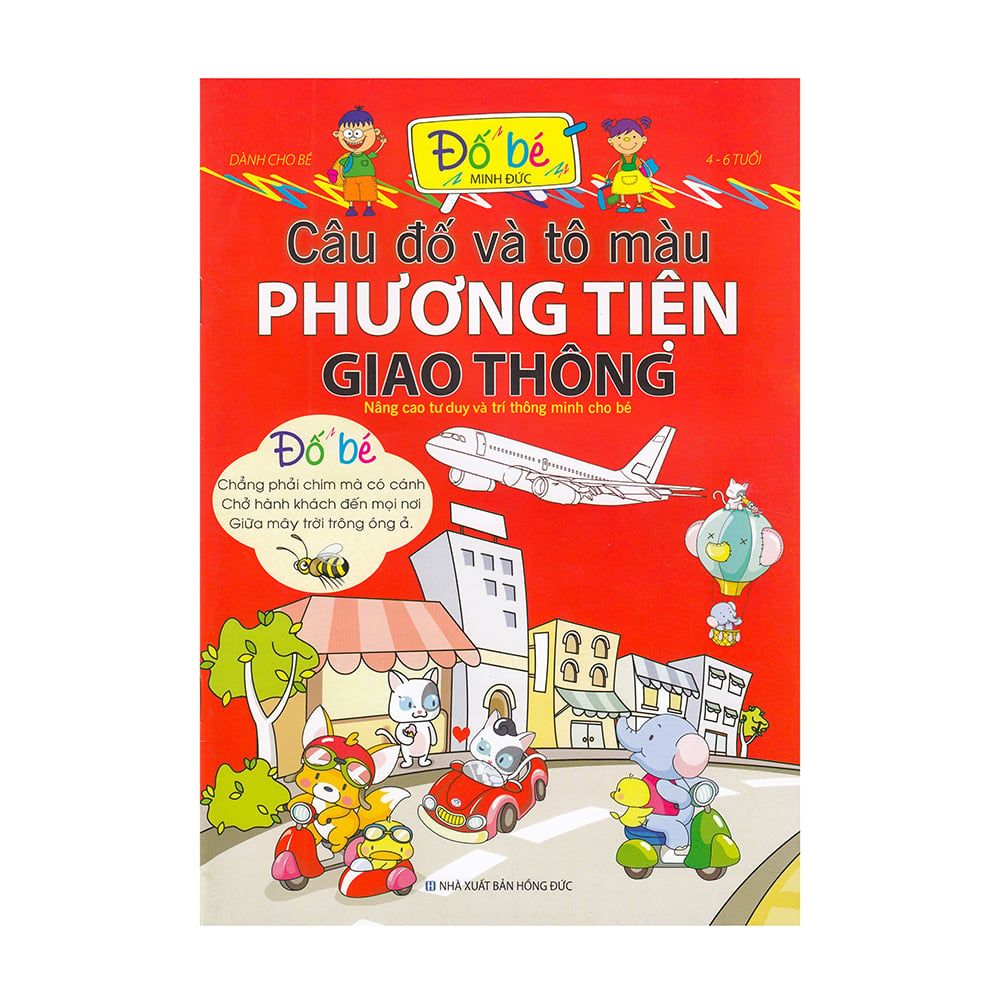  Câu Đố Và Tô Màu Phương Tiện Giao Thông (4 - 6 Tuổi) 