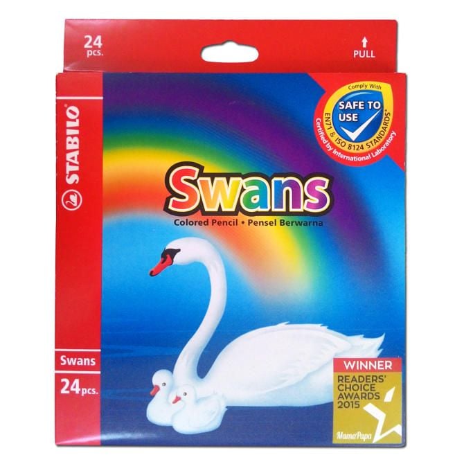  Chì Màu Swans 24 Màu - Hộp (CLS1879-24)(N) 