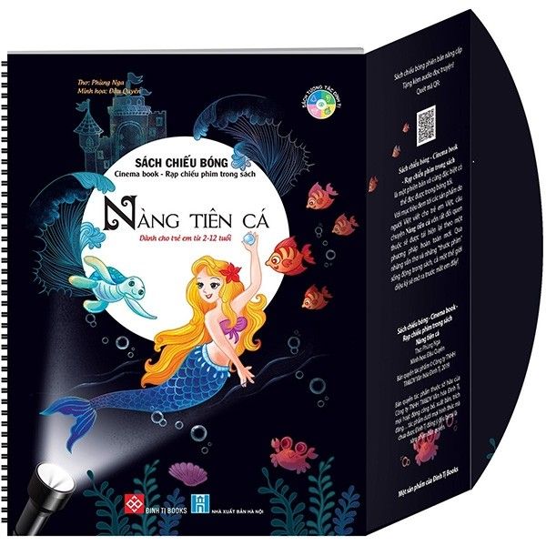  Sách Tương Tác - Sách Chiếu Bóng - Cinema Book - Rạp Chiếu Phim Trong Sách - Nàng Tiên Cá 