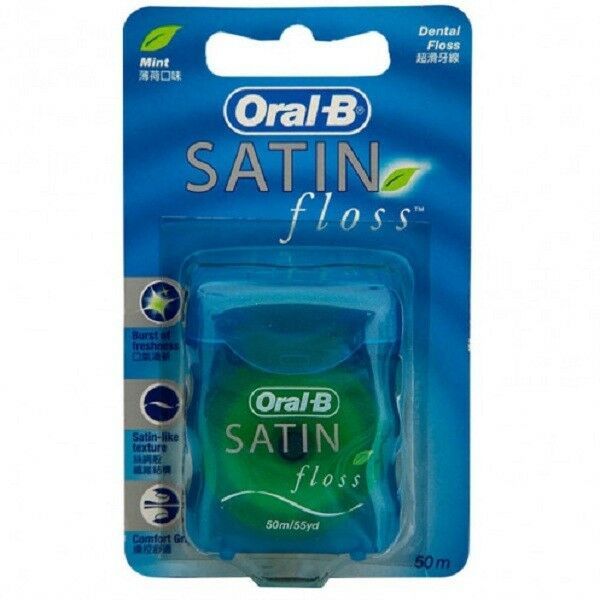  Chỉ Nha Khoa Oral-B Satin Floss (Hộp 50m) 