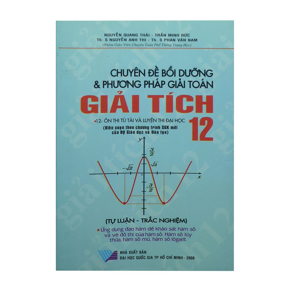  Chuyên Đề Bồi Dưỡng Và Phương Pháp Giải Toán Giải Tích Lớp 12 