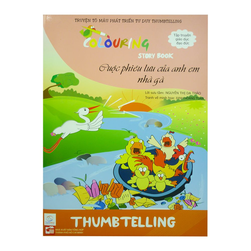  Colouring Story Book - Cuộc Phiêu Lưu Của Anh Em Nhà Gà 