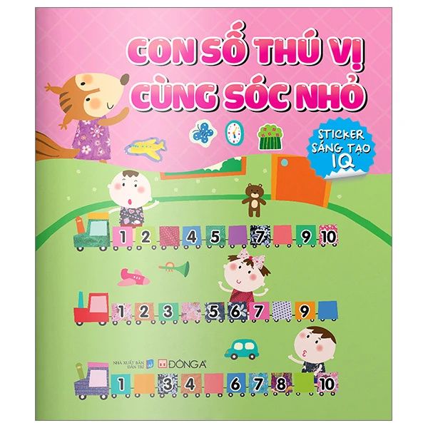  Con số thú vị cùng sóc nhỏ - Sticker sáng tạo 