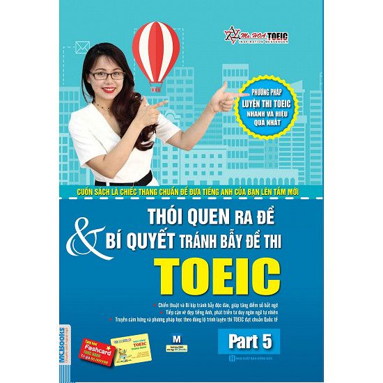  Thói Quen Ra Đề Và Bí Quyết Tránh Bẫy Đề Thi Toeic - Part 5 (Tặng Kèm 01 Flashcard Thực Hành Toeic Thông Minh) 