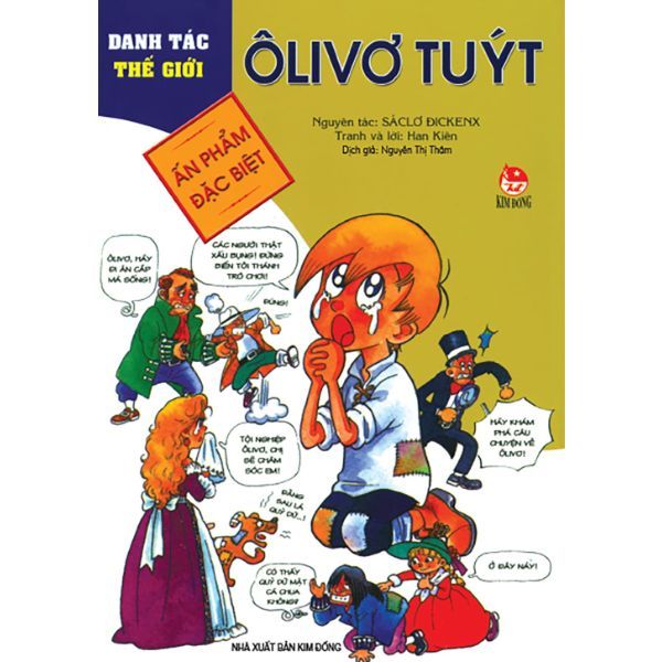  Danh Tác Thế Giới: Ôlivơ Tuýt (Tái Bản 2018) 