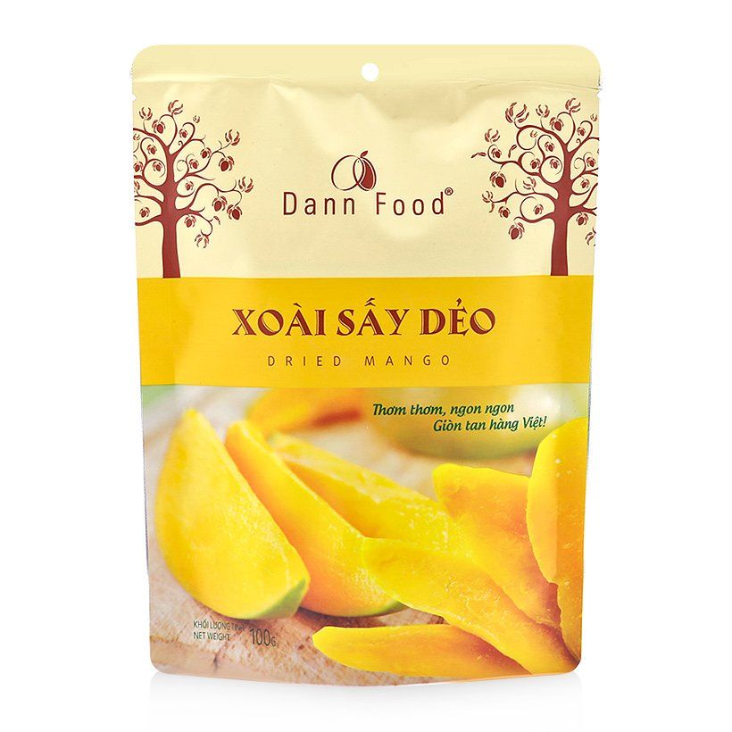  Dann Food Natural Xoài Sấy Dẻo 100g 