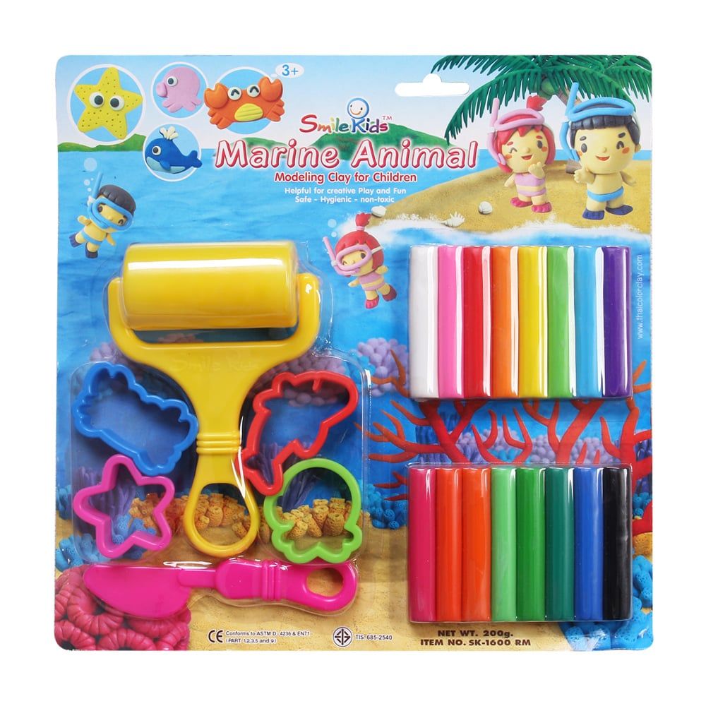  Đất Sét Nặn SMILE KIDS (SK-1600RM-NE) 