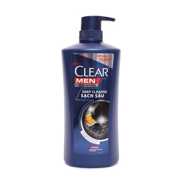  Dầu Gội Clear Men Deep Cleanse Sạch Sâu (650g) 