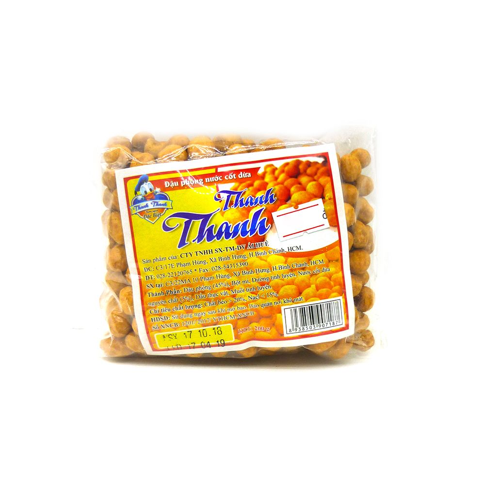  Đậu Phộng Nước Cốt Dừa Thanh Thanh (Gói 200g) 