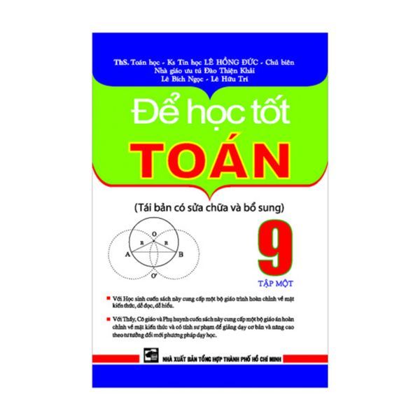  Để Học Tốt Toán Lớp 9 - Tập 1 (NXB Tổng Hợp Tp. Hồ Chí Minh) 