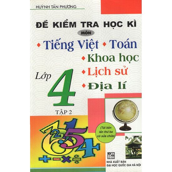  Đề Kiểm Tra Học Kì Lớp 4 - Tập 2 