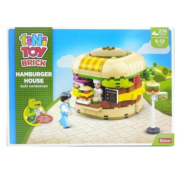  Đồ Chơi Lắp Ráp Quầy Hamburger Tinitoy - YY741946 (276 Mảnh Ghép) 