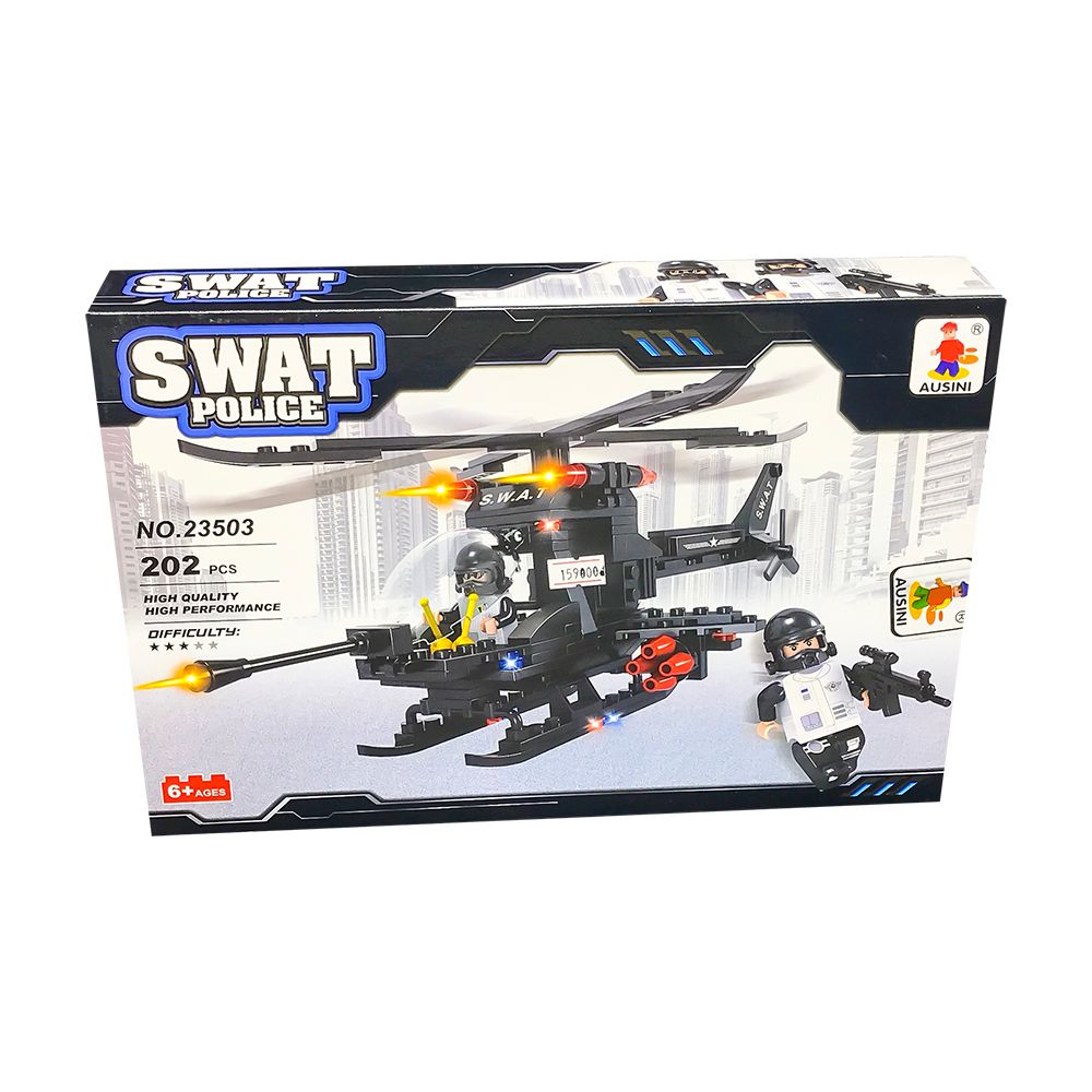  Đồ Chơi Lắp Ráp SWAT POLICE ( 202 PCS) 