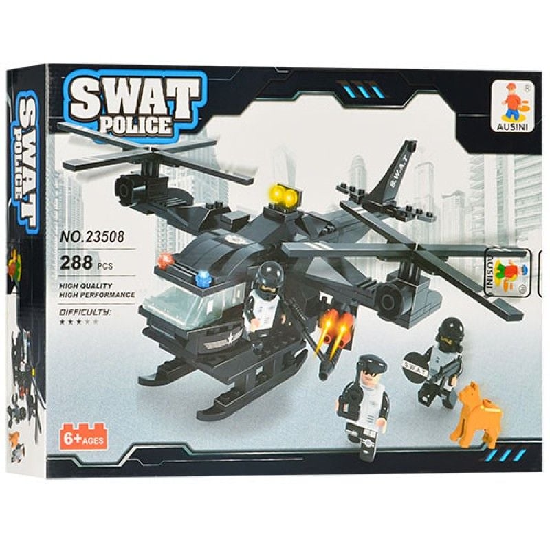  Đồ Chơi Lắp Ráp SWAT POLICE ( 288PCS) 