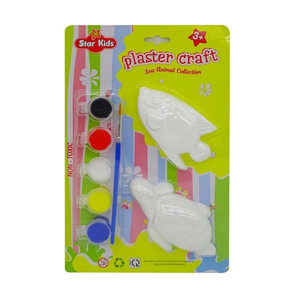 Đồ Chơi Trẻ Em - Bộ Tô Tượng Thạch Cao Sinh Vật Biển K-124