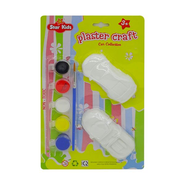 Đồ Chơi Trẻ Em - Bộ Tô Tượng Thạch Cao Xe Hơi K-125