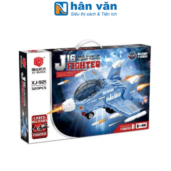  Đồi Chơi Lắp Ráp - Hộp Logo Ráp Máy Bay Xj-921B 