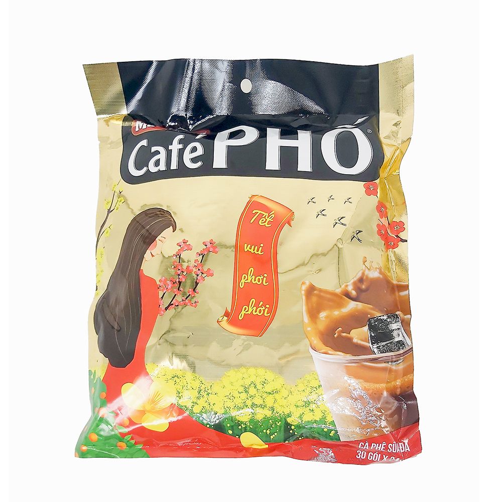  Cafe Phố - Cà Phê Sữa Đá (30 Gói x 24g) 