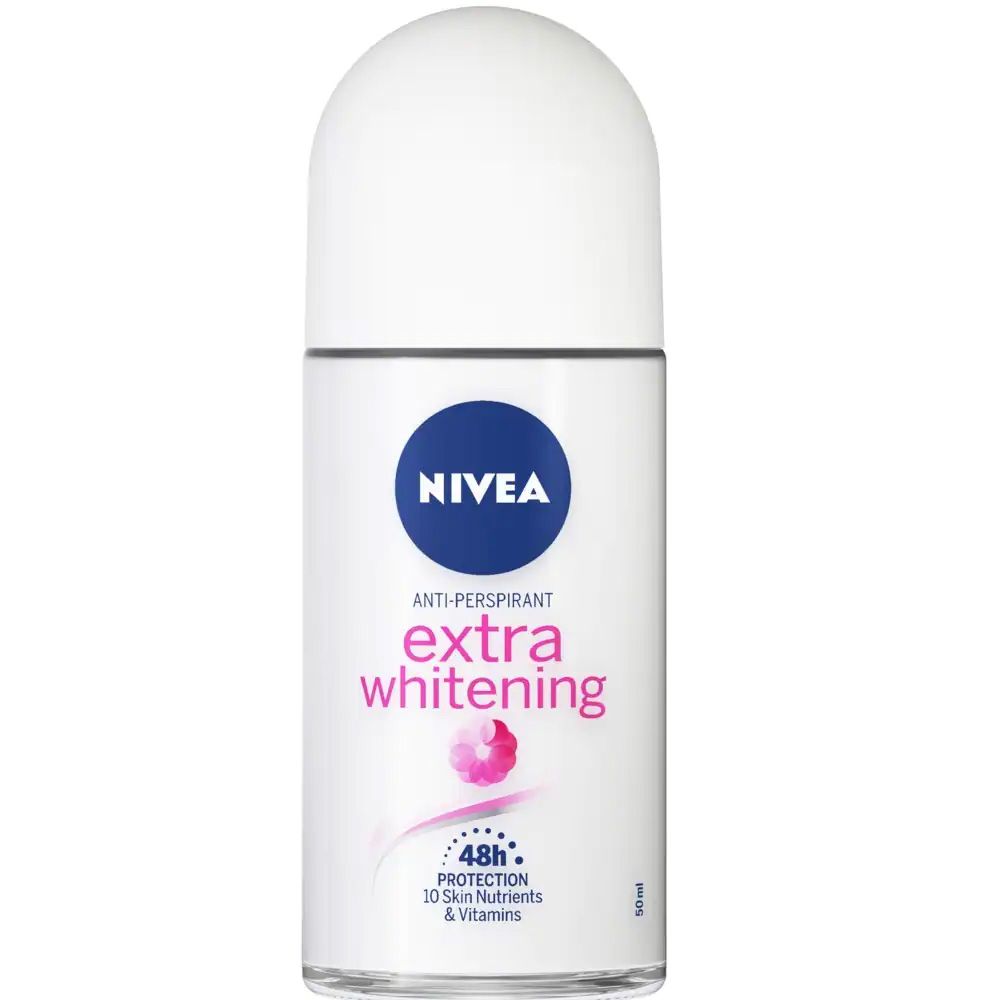  Lăn Ngăn Mùi Nivea Extra Whitening Trắng Mịn Mờ Vết Thâm - 50ml 