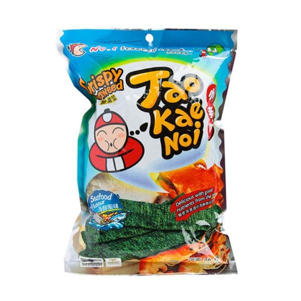  Bánh Snack Rong Biển Giòn Cậu Chủ (Taokaenoi) Vị Hải Sản 32g 