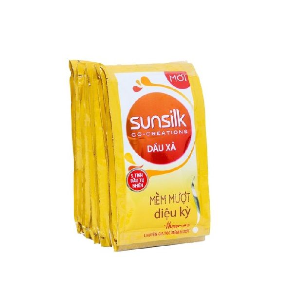  Dầu Xả Sunsilk Mềm Mượt Diệu Kỳ 5 Tinh Dầu Tự Nhiên Dây 12 Gói 