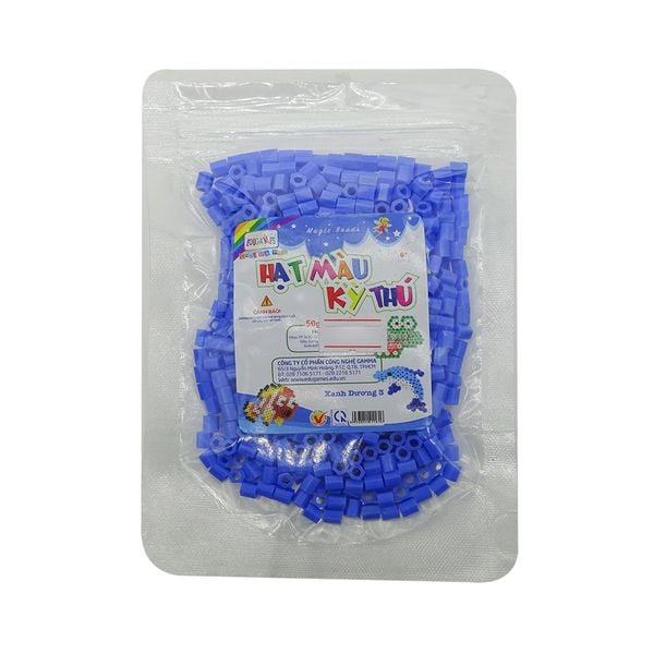 EDUGAMES Chơi Mà Học - Hạt Màu Kỳ Thú - Xanh Dương 3 (50g)